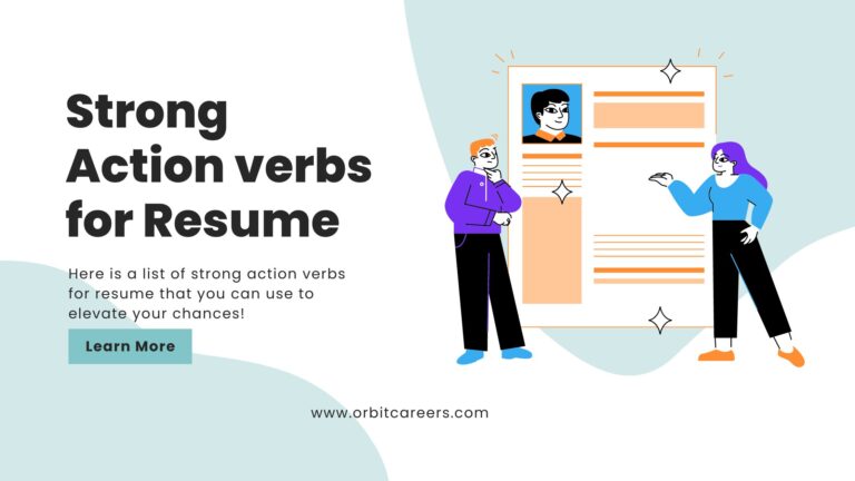 Read more about the article Elevate Your Resume with Powerful Action Verbs: A Comprehensive Guide